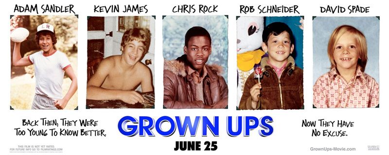Adam Sandler film Grown Ups poster